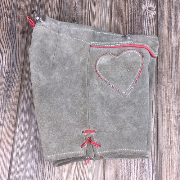 Antique Leather Kids Hippie Free Love Shorts Sz. S - Picture 3 of 8